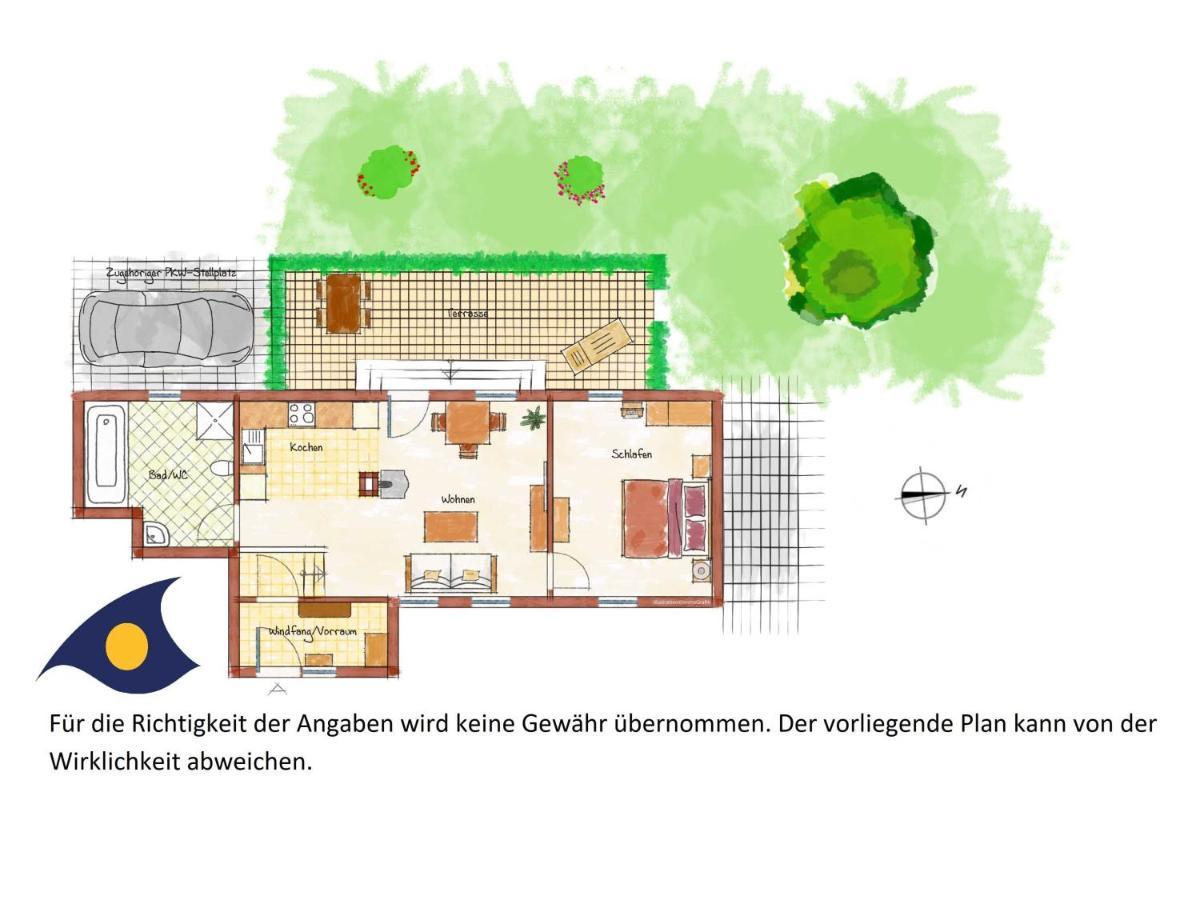 Villa Waldblick Whg 03 塞巴特黑灵斯多夫 外观 照片